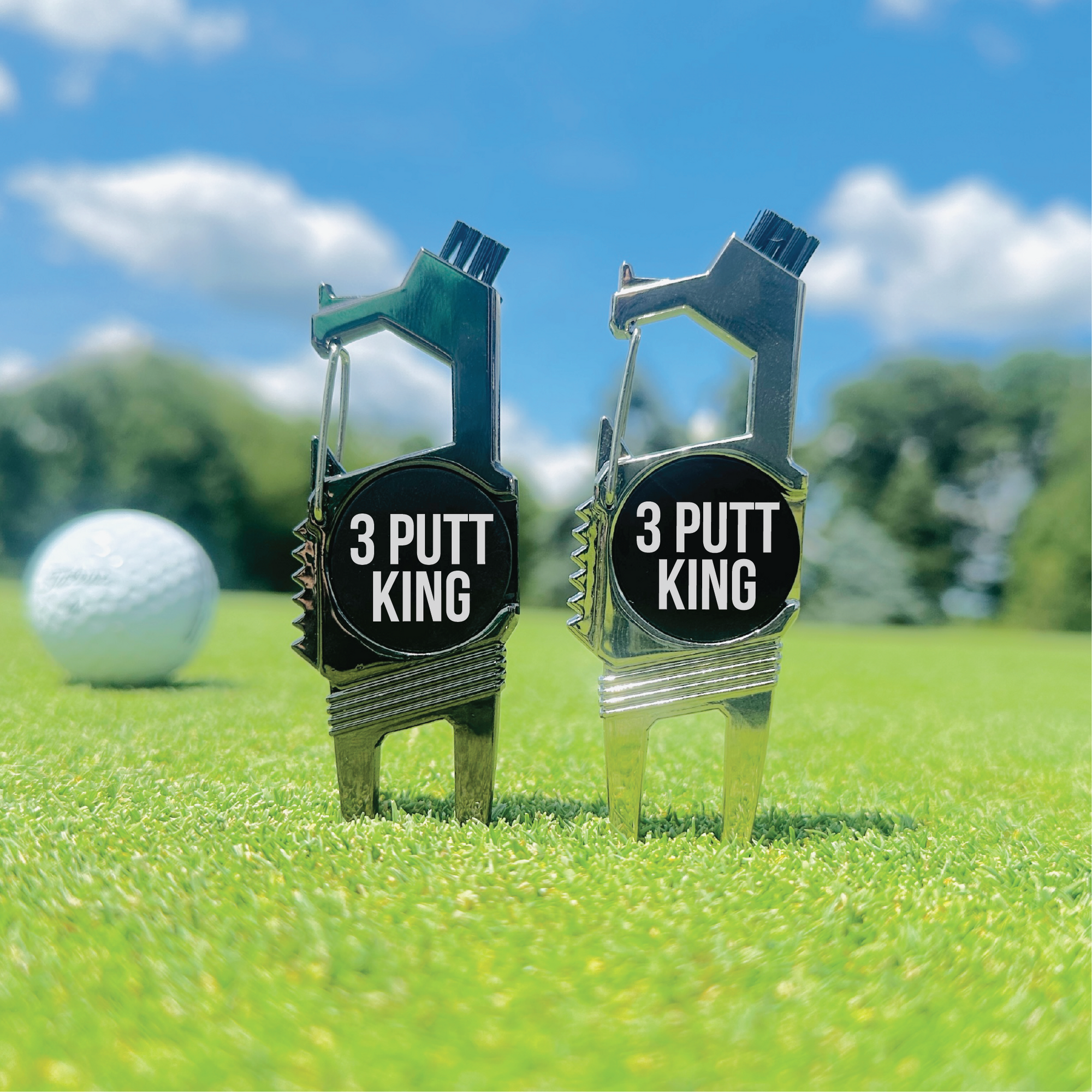 3 Putt King Golf Multi-Tool Funny Gift for Golfers