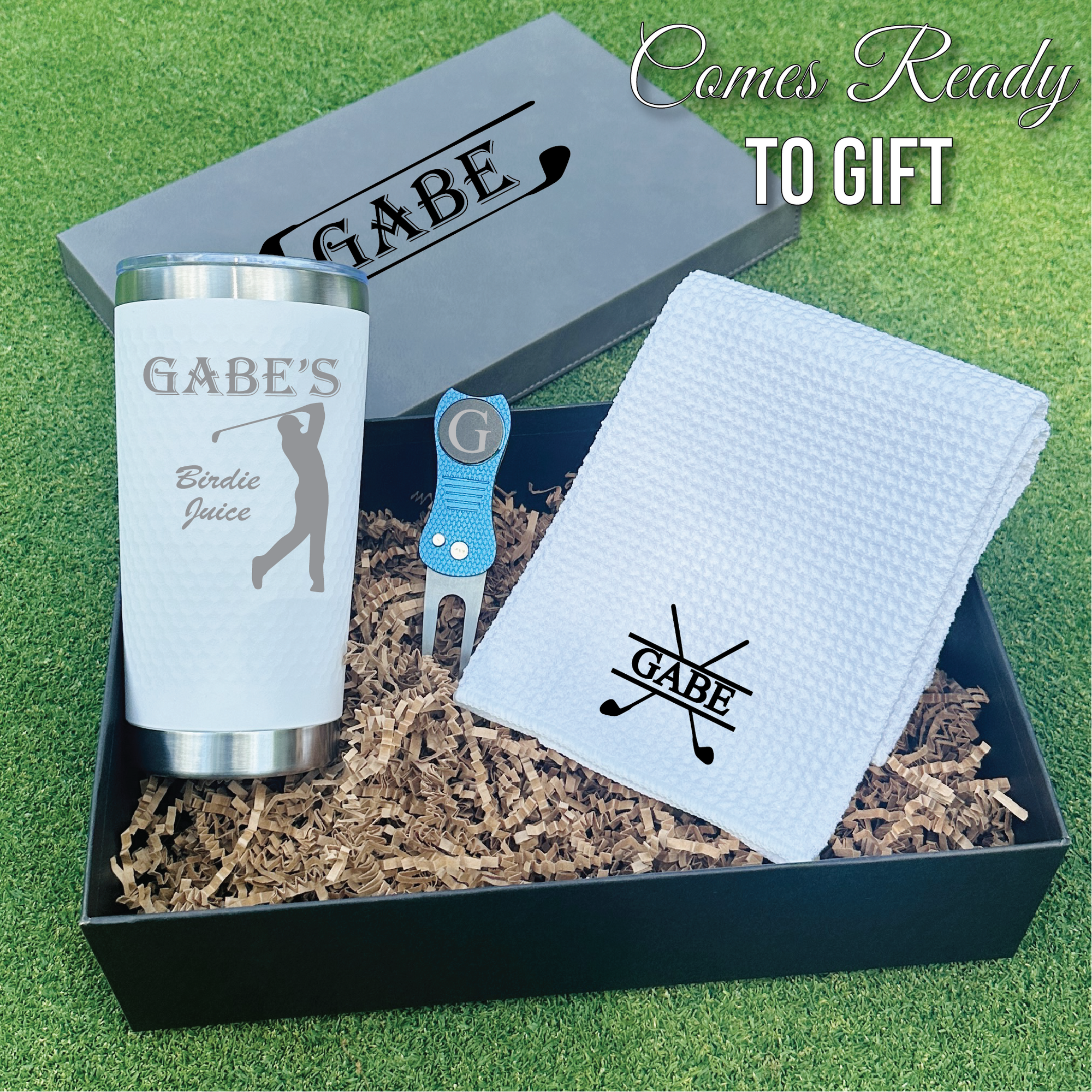 Personalized Golf Gift Box Set