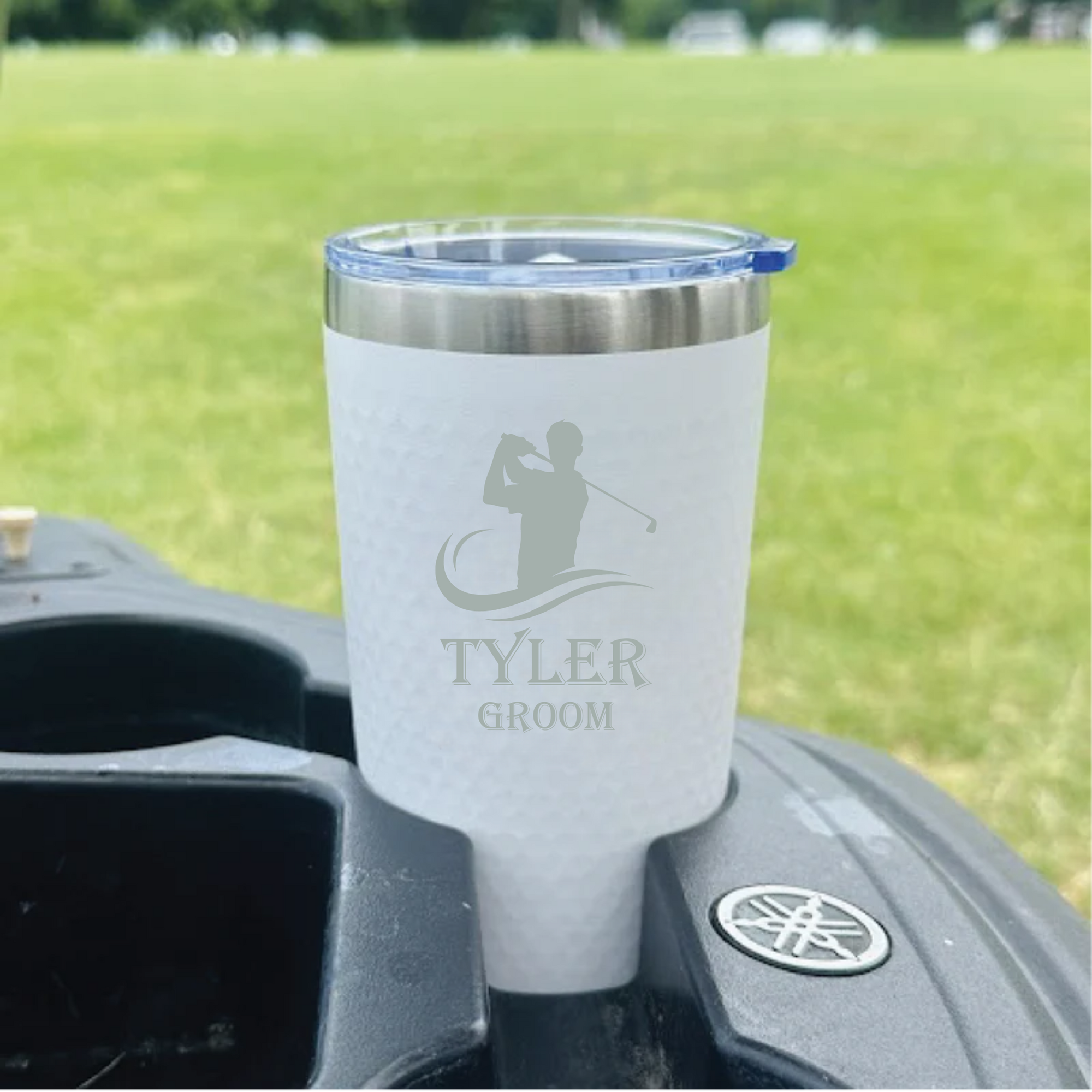 Grooms Crew Golf Ball Tumbler