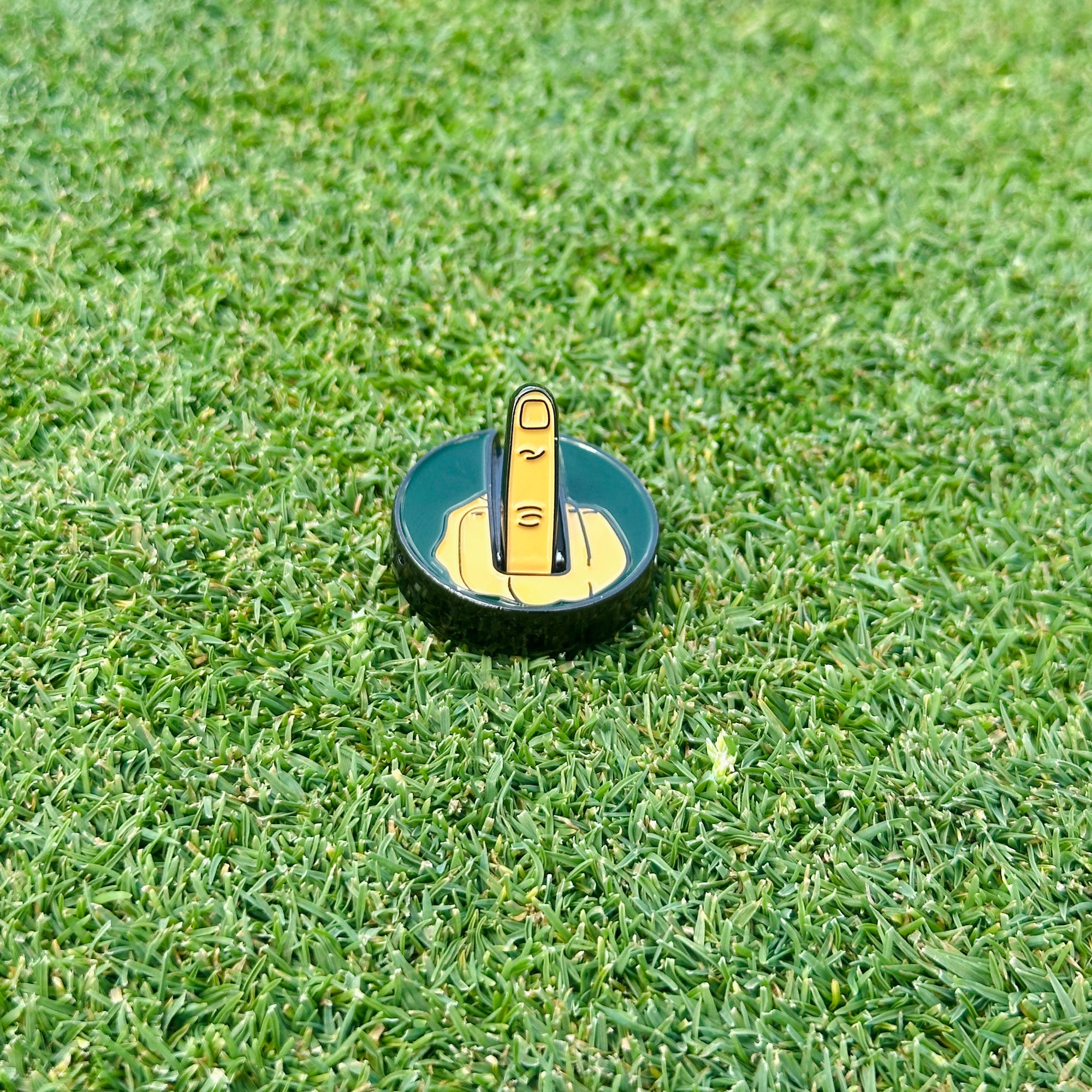 Flip The Bird Ball Marker & Hat Clip