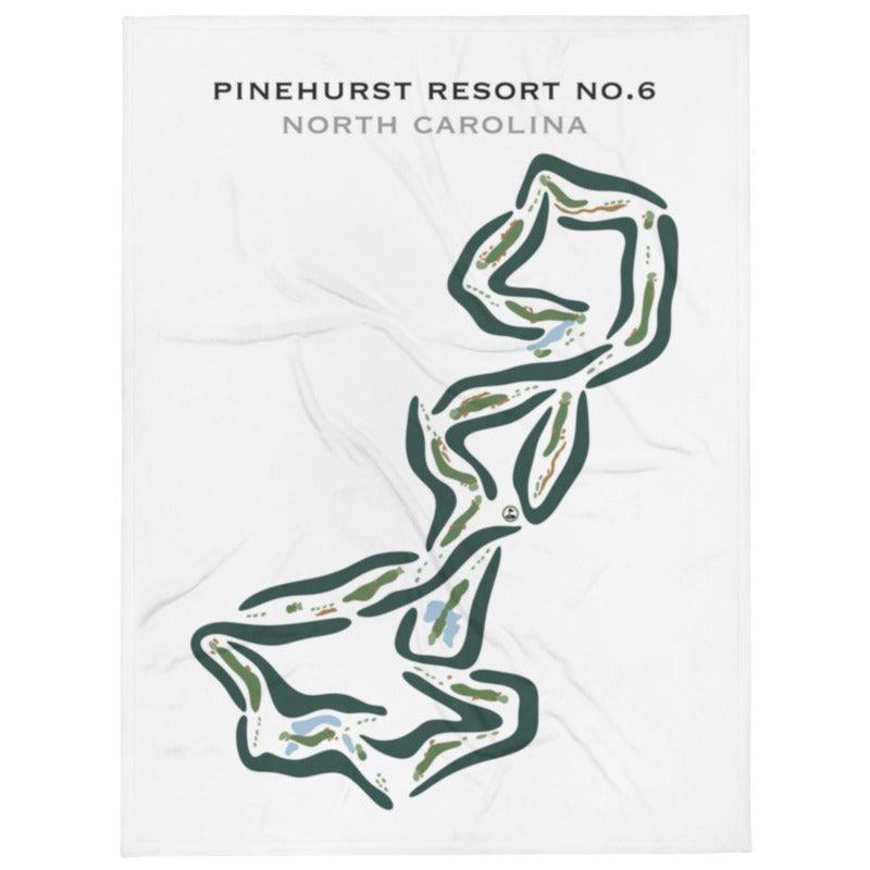 Pinehurst Resort #6, North Carolina - Printed Golf Courses