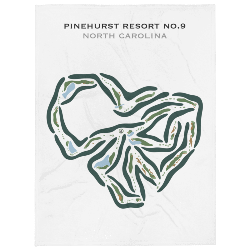 Pinehurst Resort No. 9, North Carolina - Printed Golf Courses