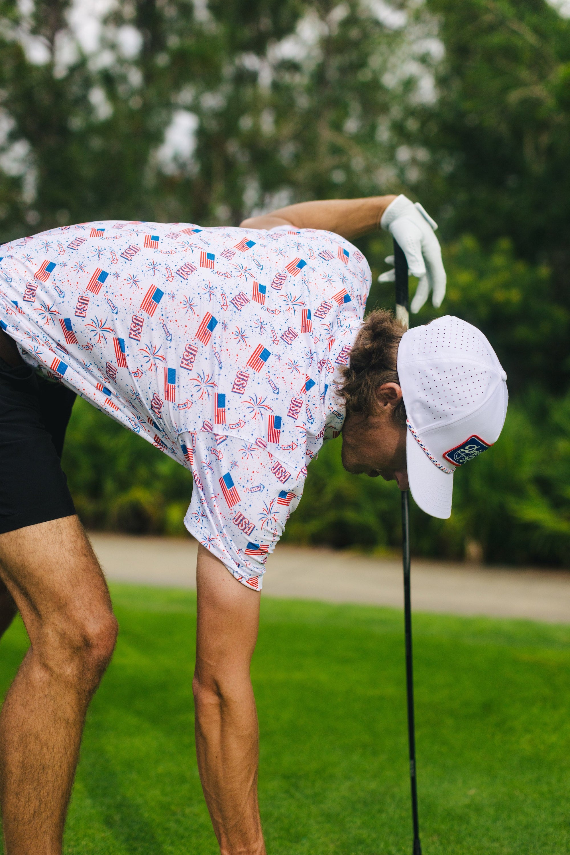 Firework Splatter Polo