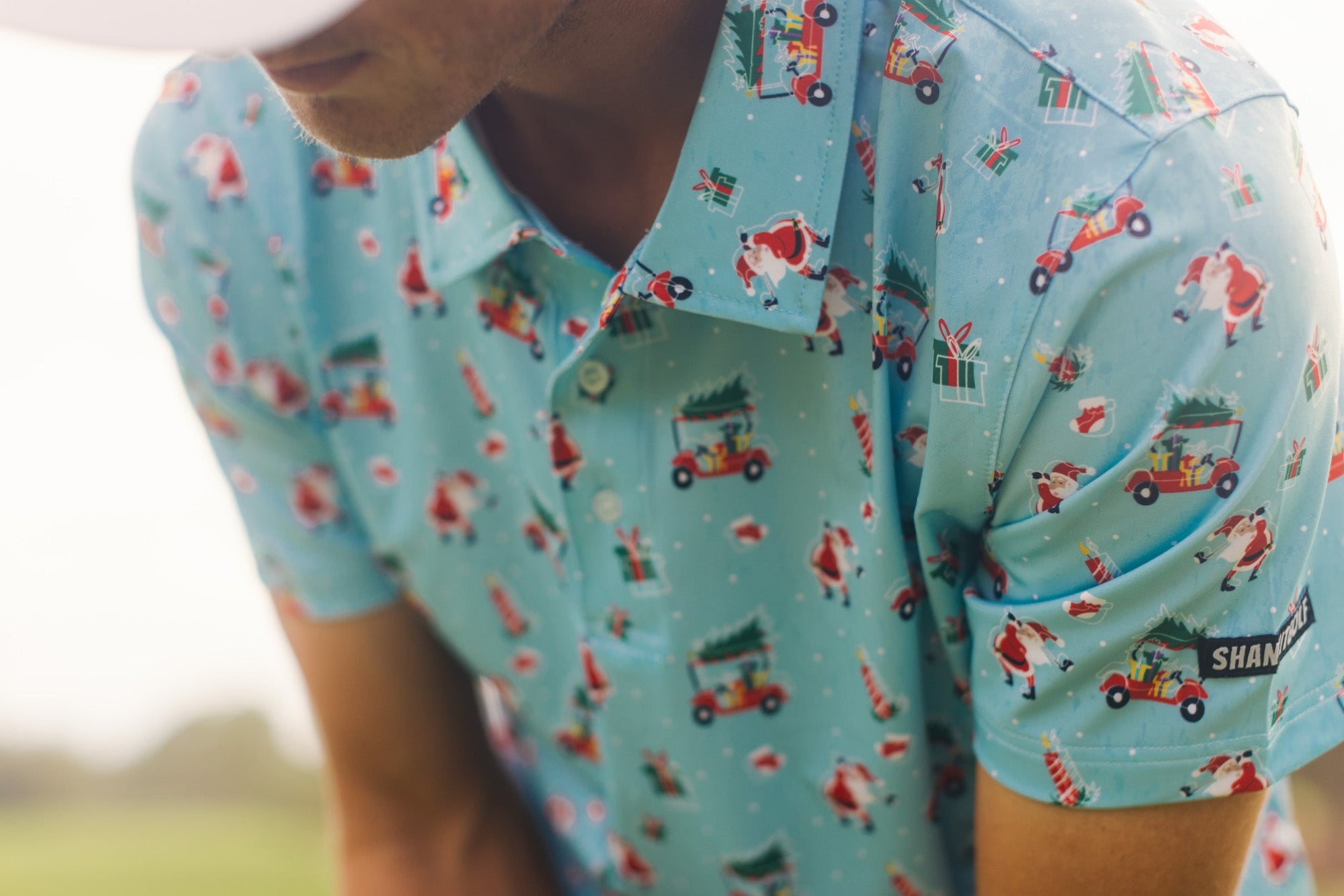 Golfing Santa Polo