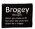 Brogey Funny Golf Towel