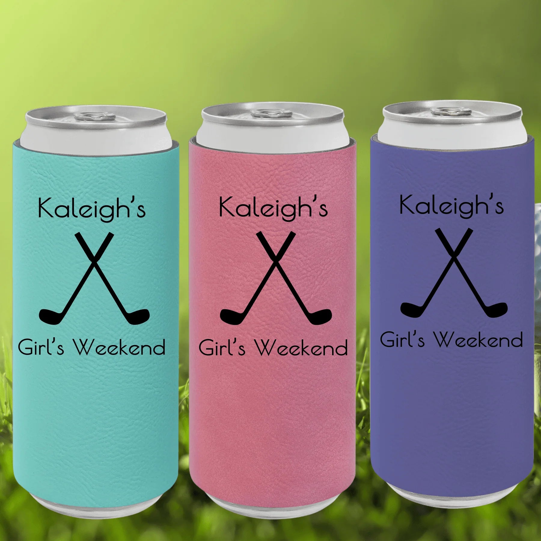 Girls Golf Weekend Koozie