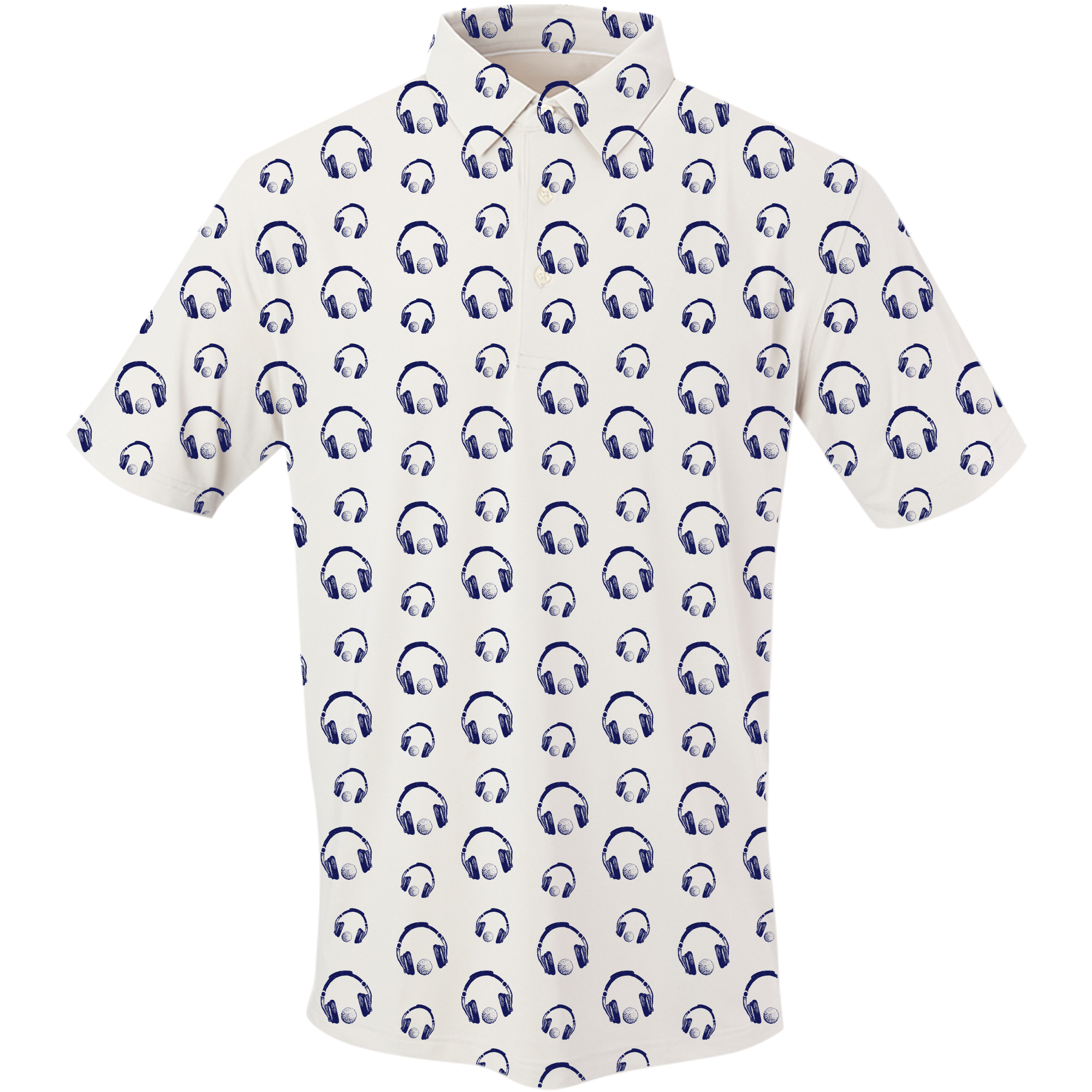 Golf Hip Hop Men’s Polo - Stylish hip-hop-inspired men’s golf shirt with a relaxed fit