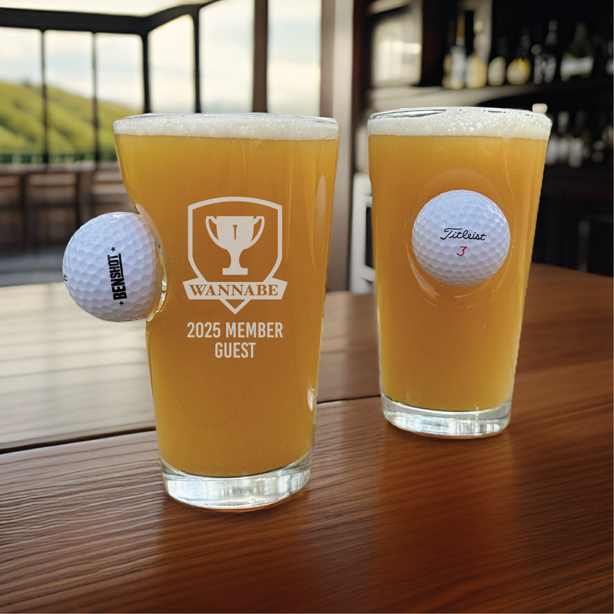 Golf Tournament Golf Ball Pint Glass