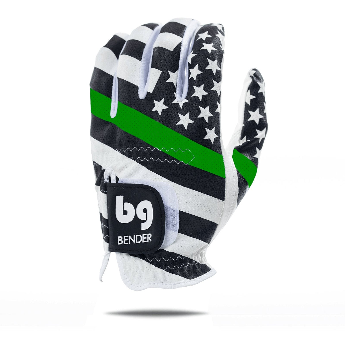 USA Green Line Mesh Golf Glove