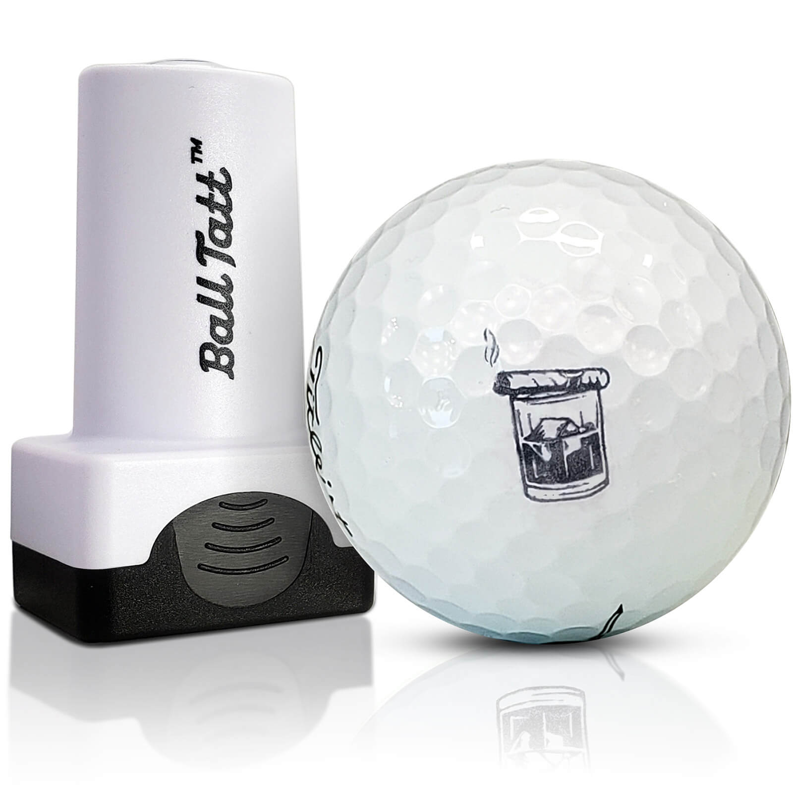 Whiskey Cigar Golf Ball Stamp for stylish marking.