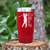 Red golf tumbler Best Dad By Par