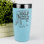 Teal Golf Tumbler With Born To Golf Design