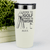 White Golf Tumbler With Born To Golf Design