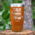 Orange Golf Tumbler With Dirty Birdie Design