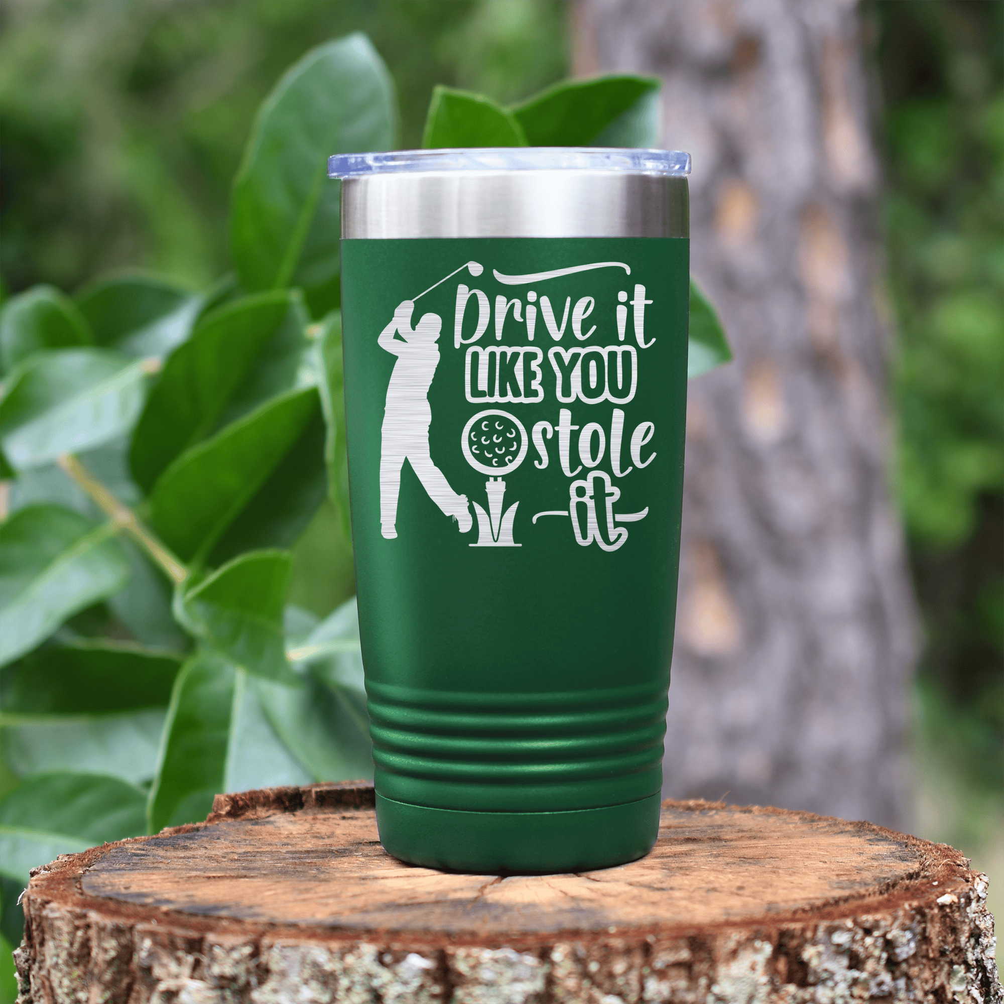 Green golf tumbler Golf Thief