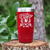 Red golf tumbler Greatest Dad By Par