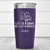 Purple Golf Tumbler With Life Is A Game Design