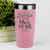 Salmon Golf Tumbler With Talk Birdie To Me Design