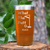 Orange Golf Tumbler With What The Putt Design