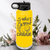 Yellow golf water bottle Whos Your Caddie