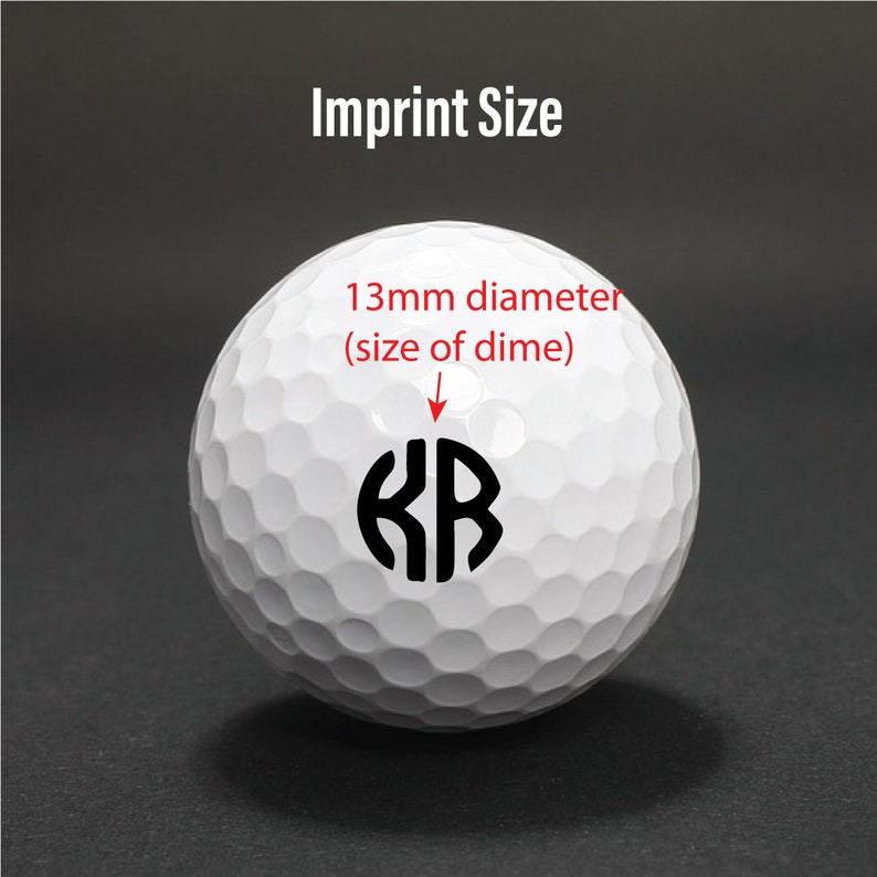 Custom Golf Ball Stamp Groovy Golfer