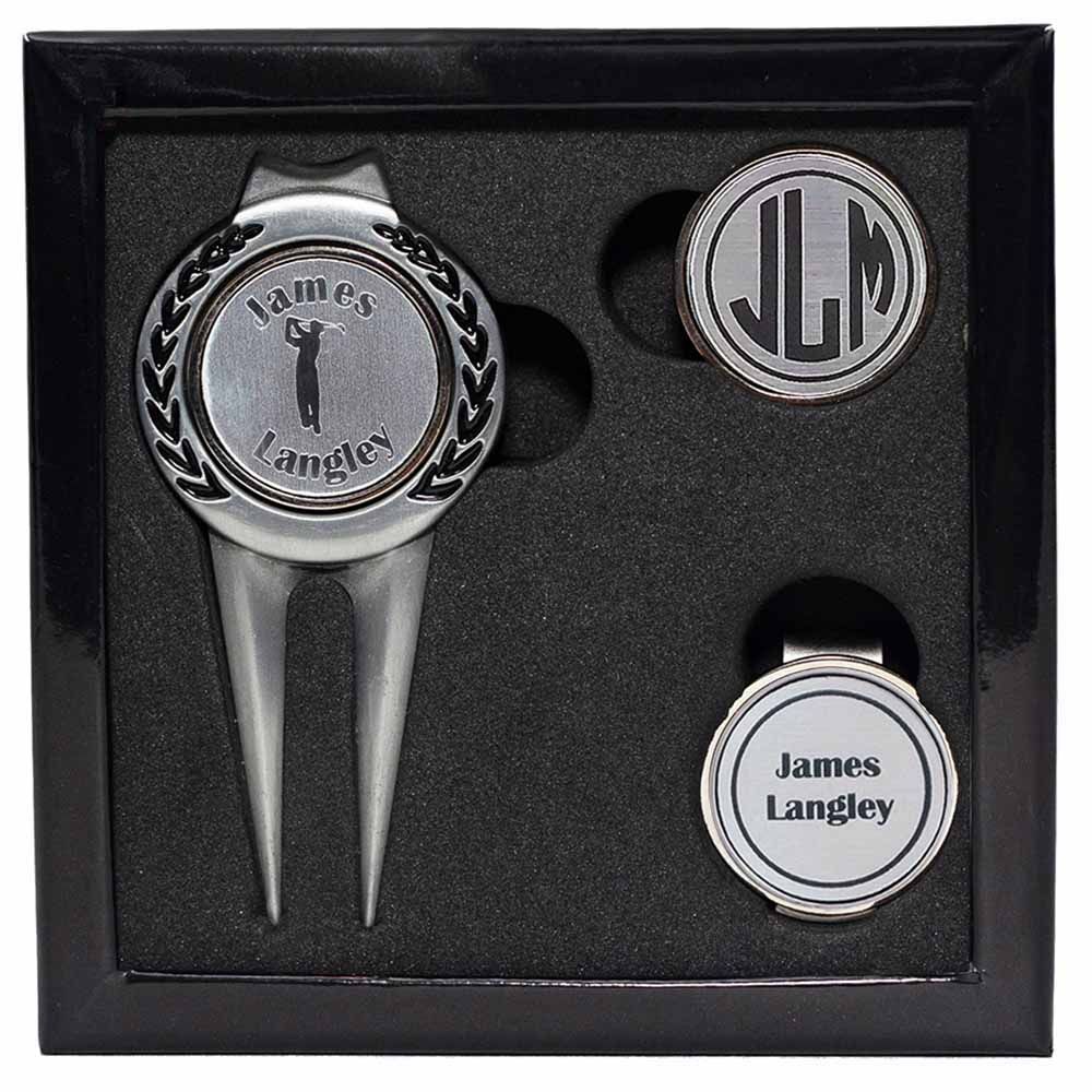 Deluxe Personalized Divot Tool Gift Set